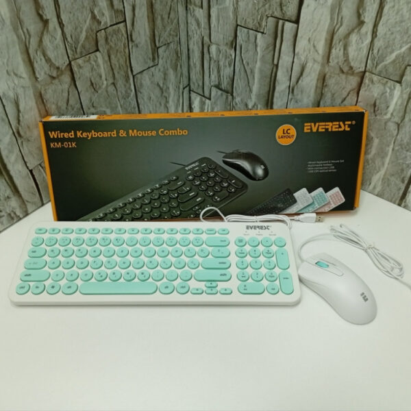 Tastatura + miš Everest KM-01K