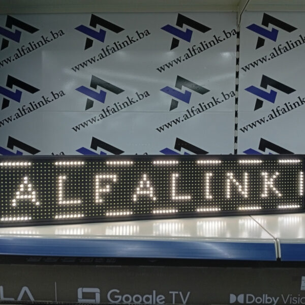 LED Reklama 100x20 bijela