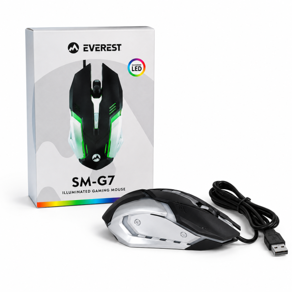 Everest gamin miš G72 sa RGB osvjetljenjem