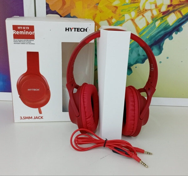 Slušalice sa mikrofonom HY-K19 Reminor crvene