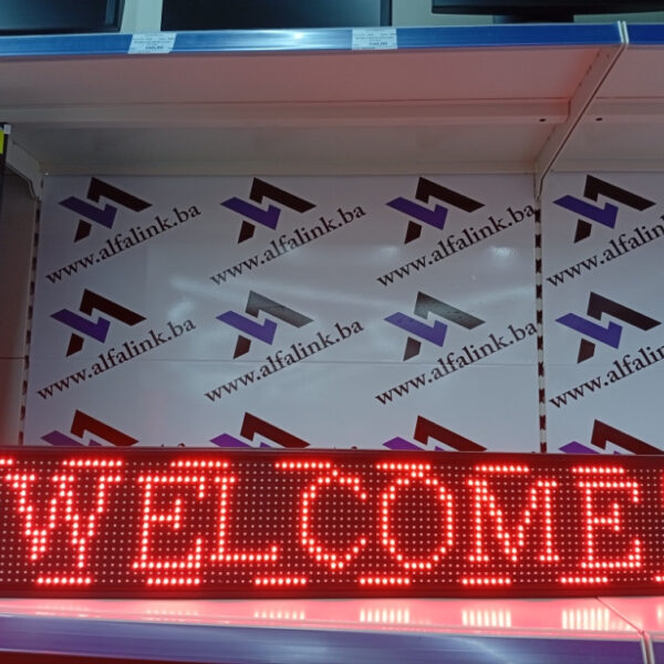 LED Reklama 100x20 crvena