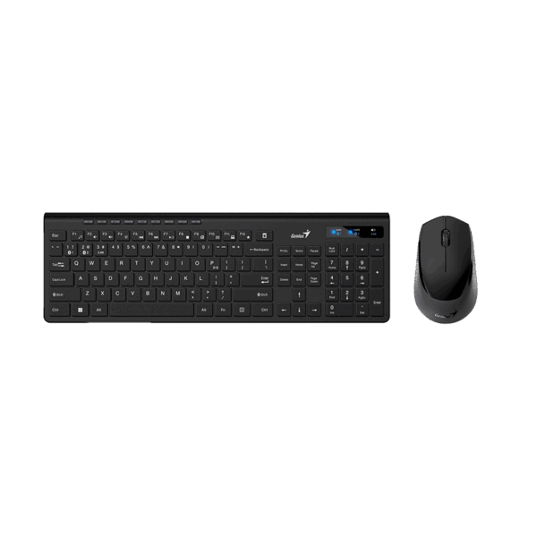 Tastatura + miš wireless i bluetooth GENIUS SlimStar 823 black