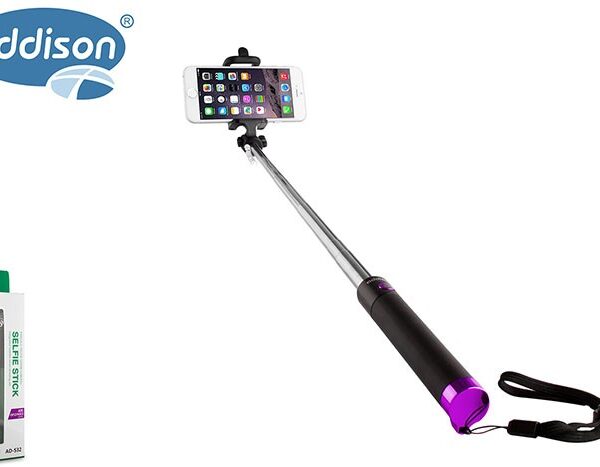 Addison AD-S32 Selfie Štap Crno-Ljubičasti