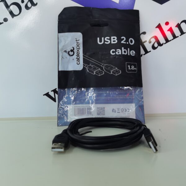 USB 2.0 kabal 1.8m A-A crni