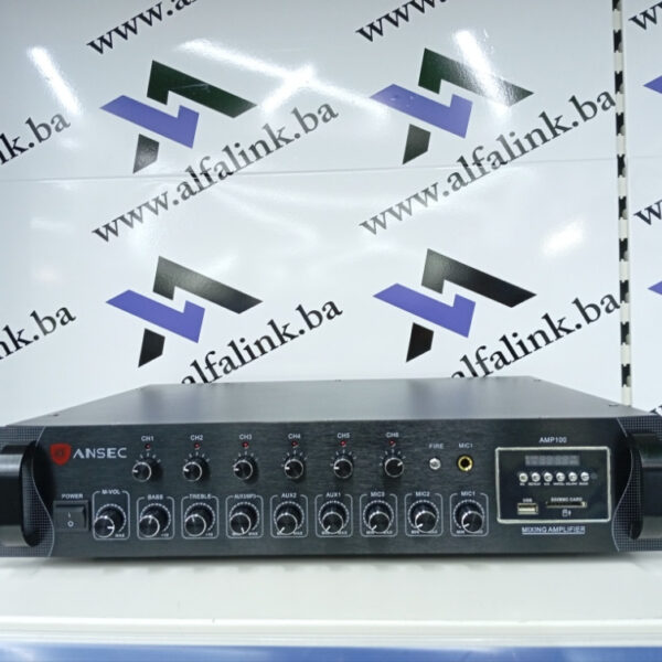 Pojačalo AMP 100W 6 zona sa tunjerom i USB - om