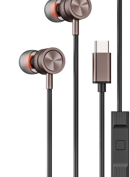 Hytech HY - XBK56 Type C crne slusalice sa mikrofonom