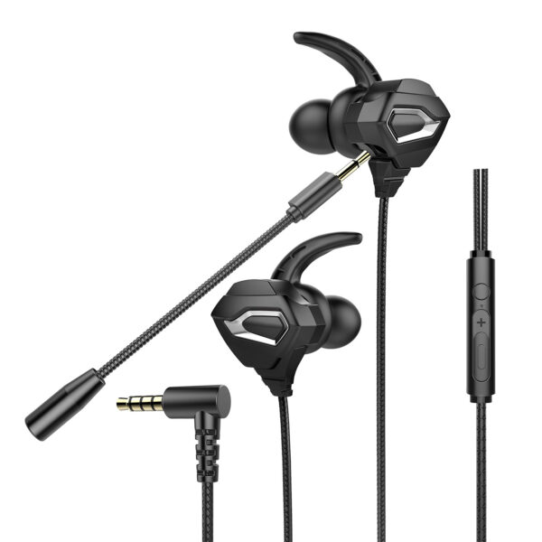 Rampage RM-46 COMRA In-Ear gaming slušalice sa mikrofonom za PUBG crne