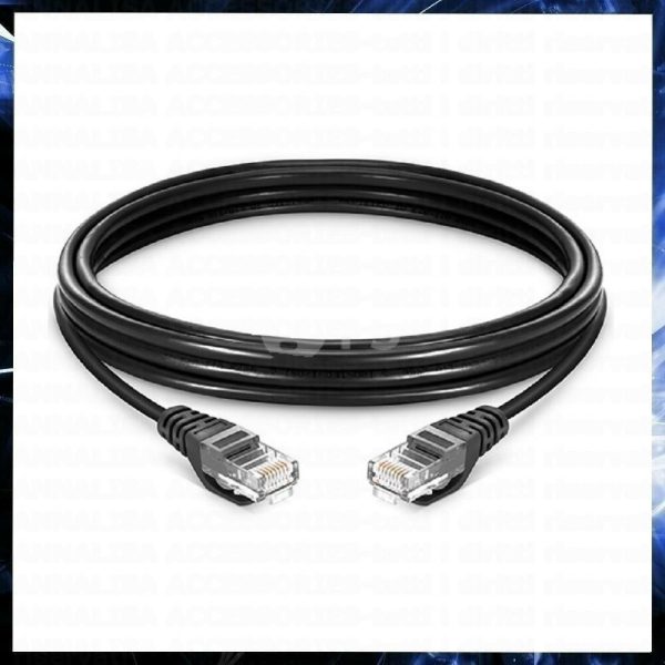 Mrežni kabal 5m S-link SL-CAT605BK crn