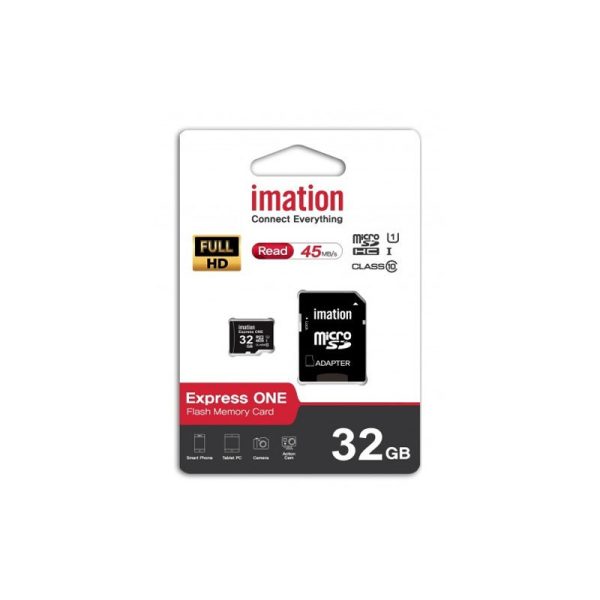 MicroSD Imation 32GB U1 Class 10+adapter