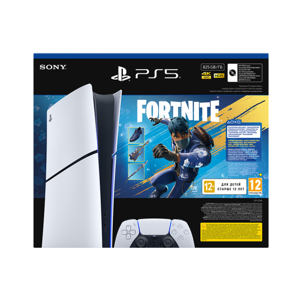 PlayStation 5 Slim Digital edition E chassis + Fortnite
