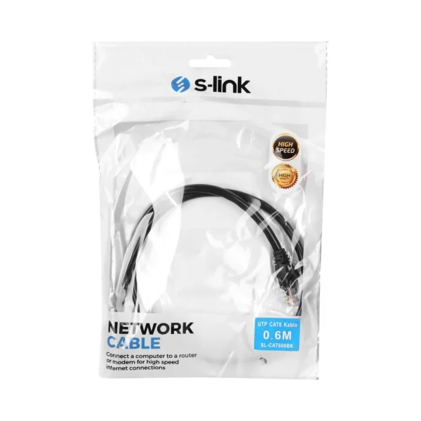 S-Link SL-CAT606BK CAT6 mrežni kabal
