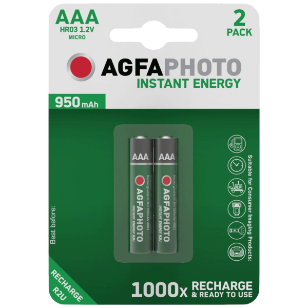 Punjive baterije AAA 1.2V 950mAh