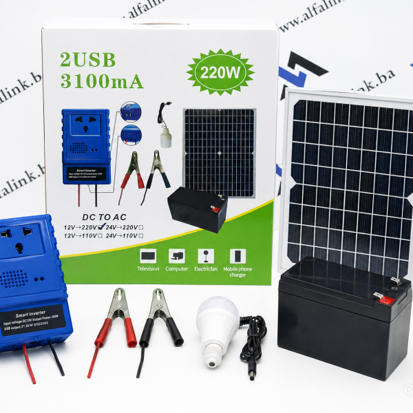 Solarni set - pretvarač na 220v