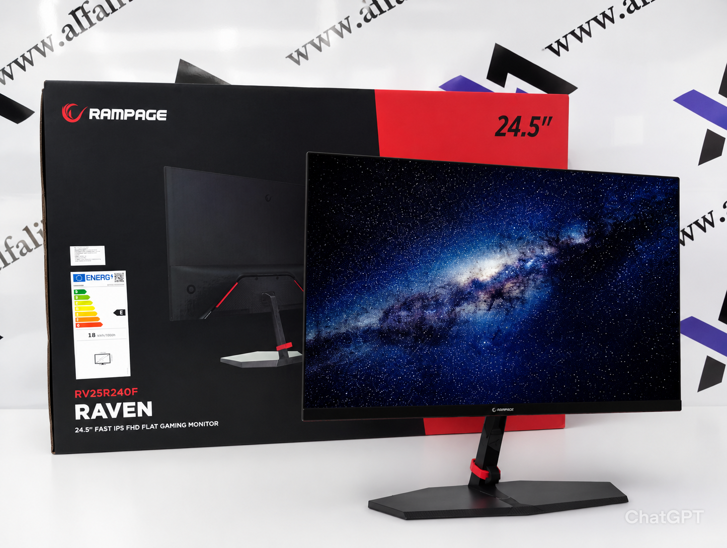 Monitor Rampage Raven RV25R240F 24,5” 240HZ 0,5ms