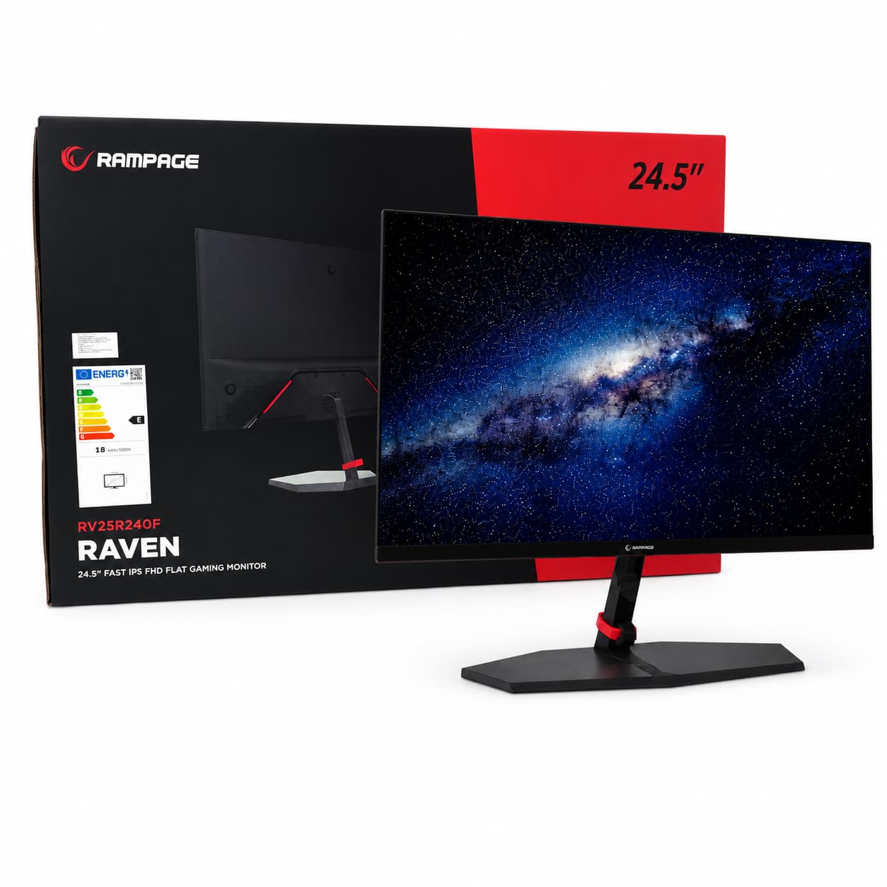 Monitor Rampage Raven RV25R240F 24,5” 240HZ 0,5ms