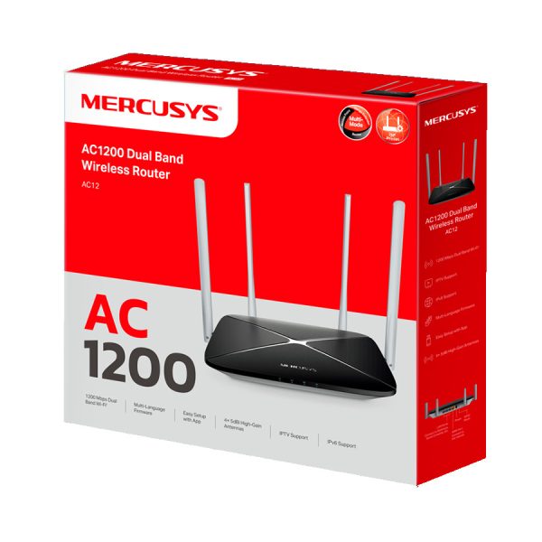 Ruter Wireless Mercusys AC12 AC1200