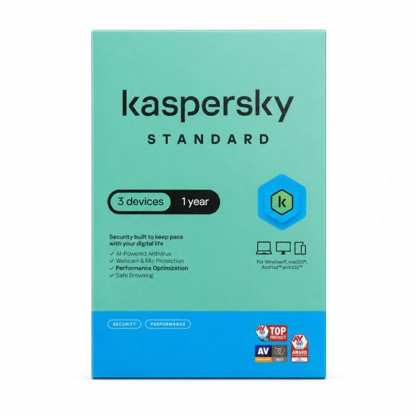 Retail Kaspersky standard 3 deskop /1year base KL1041O5CFS