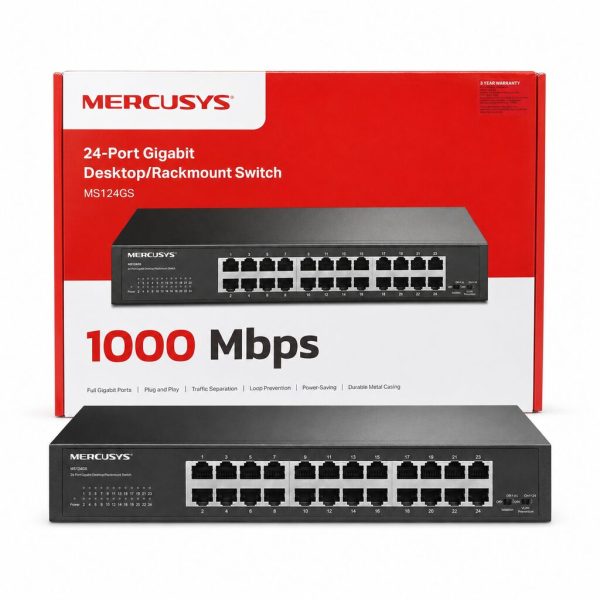 Mercusys MS124GS Switch 24x10/100/1000