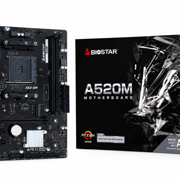 MB BIOSTAR A520MHP, mATX, Soc AM4, DDR4, M.2, GbE LAN, HDMI, VGA